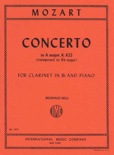 [60422] Klarinettenkonzert A-Dur KV 622