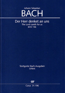 [298340] Der Herr denket an uns BWV 196