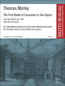 [DM-01517] The First Booke of Canzonets to Two Voyces