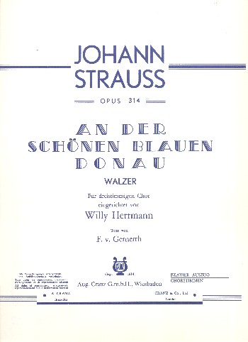 [168366] An der schönen blauen Donau op. 314