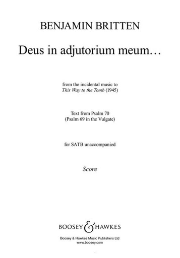 [168449] Deus in adjutorium meum ...