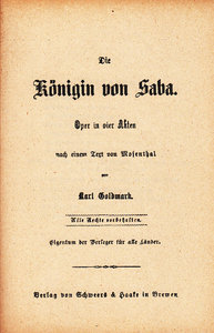 [290549] Die Königin von Saba op. 27