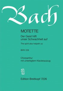 [146855] Der Geist hilft unser Schwachheit auf, BWV 226