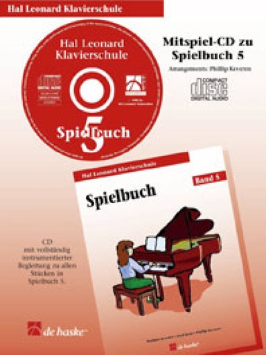 [54324] Hal Leonard Klavierschule Band 5 - Mitspiel-CD zum Spielbuch