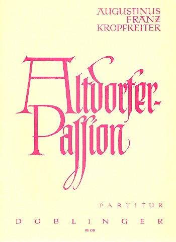 [08-00820] Altdorfer-Passion