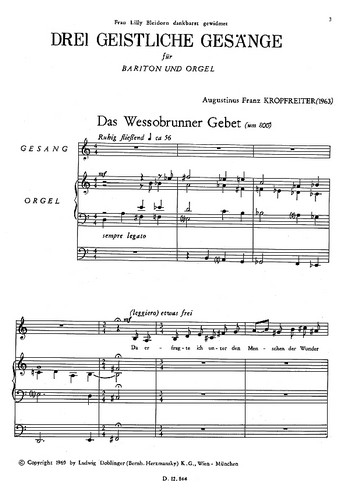 [08-00854] Drei geistliche Gesänge
