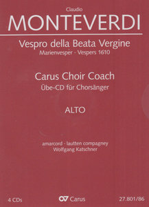 [303956] Vespro della Beata Vergine, SV 206 (Marienvesper)