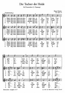 [137970] Mörike-Chorliederbuch op. 19, 2. Teil für Frauenchor