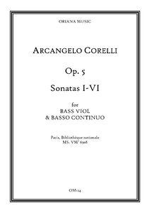 [286366] 6 Sonaten da chiesa Nr. 1-6 aus 12 Sonaten op. 5