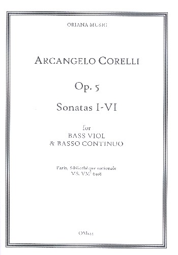 [286367] 5 Sonaten da camera Nr. 1-6 aus 12 Sonaten op. 5