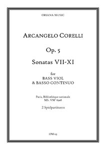 [286367] 5 Sonaten da camera Nr. 7-11 aus 12 Sonaten op. 5