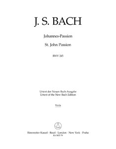 [127819] Johannespassion, BWV 245