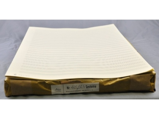 [323930] Notenpapier A3 24 Systeme