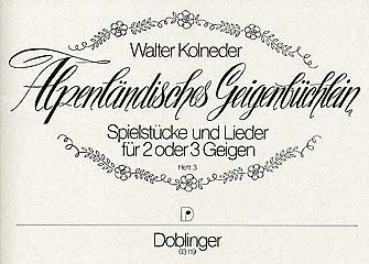 [03-00119] Alpenländisches Geigenbüchlein 3