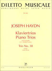 [DM-00488] Klaviertrio Nr. 38 D-Dur Hob. XV:24