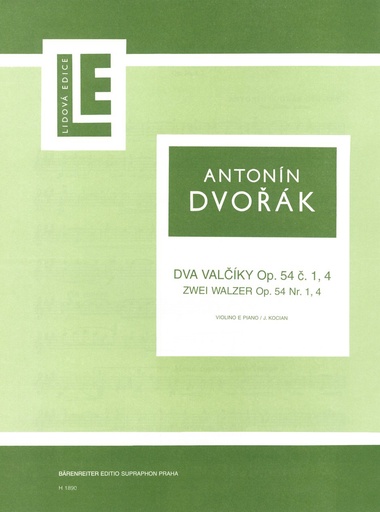 [109621] Walzer A-Dur & Des-Dur op. 54 / 1