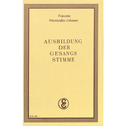 [16795] Ausbildung der Gesangsstimme