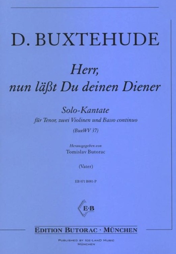 [206759] Herr, nun läßt du deinen Diener, BuxWV 37