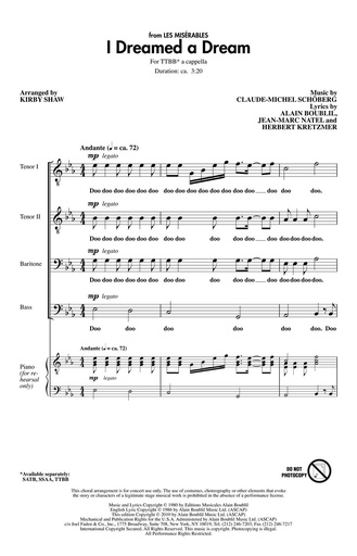 [237614] I dreamed a dream, aus ''Les Miserables''