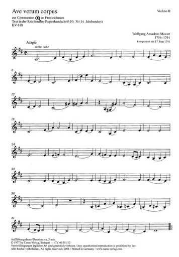 [157503] Ave verum corpus, KV 618