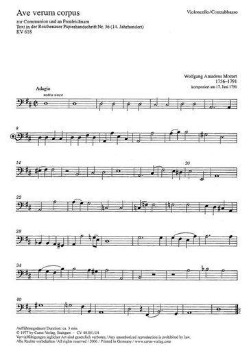 [157506] Ave verum corpus, KV 618