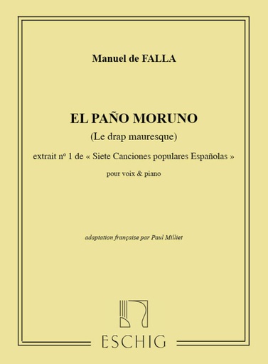 [74781] El Pano Moruno (le Drap Mauresq)