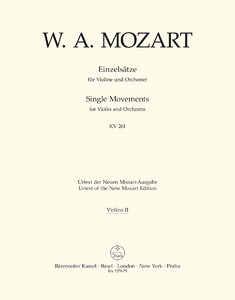 [128465] Einzelsätze KV 261, 269, 373