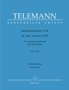 [115821] Johannespassion 1745, TWV 5:30