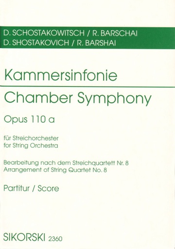 [62106] Kammersinfonie op. 110a