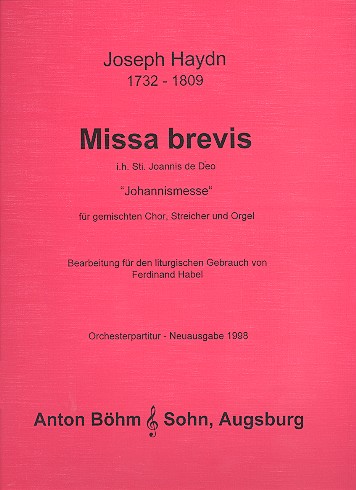 [95459] Kleine Orgelsolomesse, Hob. XXII:7