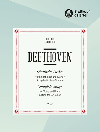 [50114] Sämtliche Lieder für tiefe Stimme