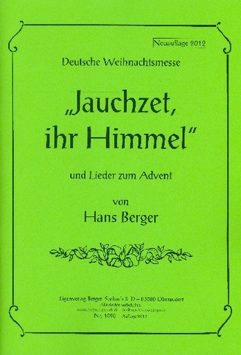[296261] Jauchzet ihr Himmel - Deutsche Weihnachtsmesse