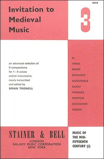 [100171] Invitation to Medieval Music 3