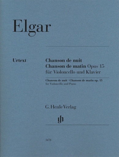 [HN-01478] Chanson de nuit / Chanson de matin op. 15