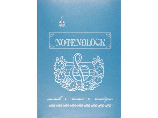 [199453] Notenblock A4 - 12 linig