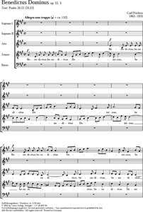 [109342] Benedictus Dominus, op. 55/3