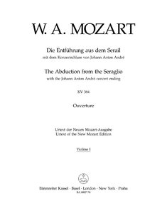 [159036] Die Entführung aus dem Serail - Ouvertüre KV 384