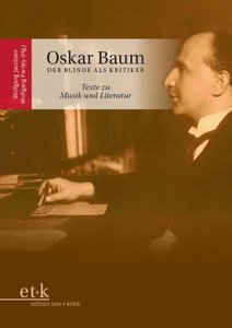 [282936] Oskar Baum. Der Blinde als Kritiker