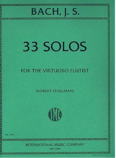 [120120] 33 Solos for the virtuoso Flutist