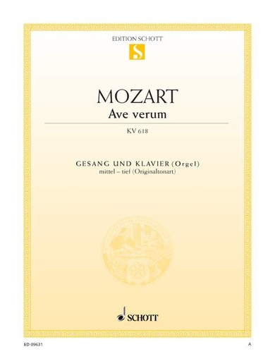 [111936] Ave verum, KV 618 D-Dur