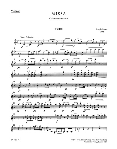 [102599] Harmoniemesse, Hob.XXII:14