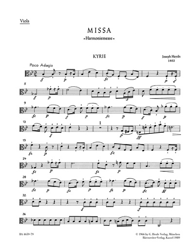 [102601] Harmoniemesse, Hob.XXII:14