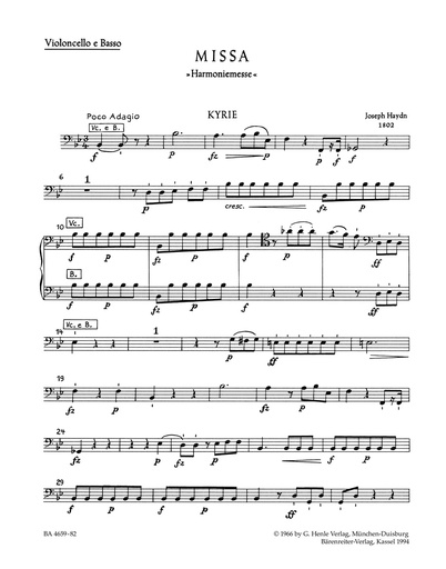 [102602] Harmoniemesse, Hob.XXII:14