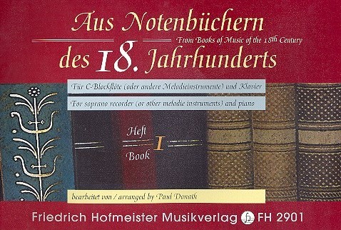[278012] Aus Notenbüchern des 18. Jahrhunderts