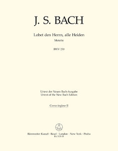 [160485] Lobet den Herrn, alle Heiden, BWV 230