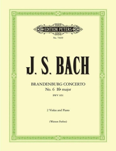 [122104] Brandenburgisches Konzert Nr. 6 BWV 1051