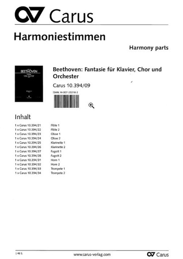 [321595] Chorfantasie op. 80