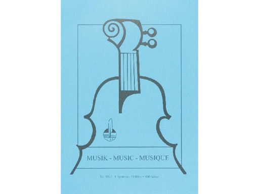 [201894] Notenblock A4 - 10 linig