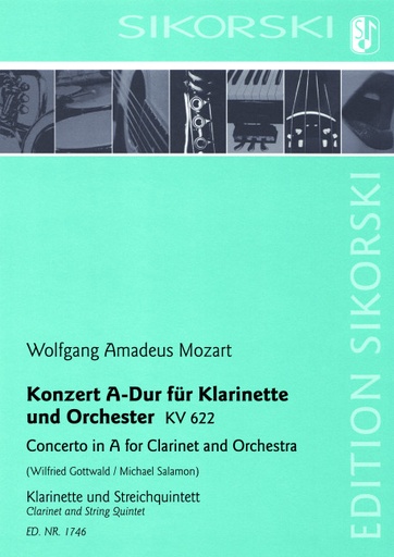 [258814] Konzert A-Dur KV 622