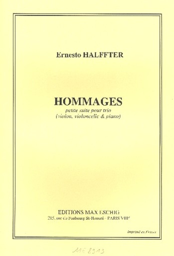 [2518] Hommages (1922)